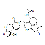 N-[(9S)-9-Ethyl-5-fluoro-9-hydroxy-4-methyl-10,13-dioxo-1,2,3,9,10,12,13,15-octahydrobenzo[de]pyrano[3’,4’:6,7]indolizino[1,2-b]quinolin-1-yl]acetamide