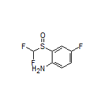 2-[(Difluoromethyl)sulfinyl]-4-fluoroaniline