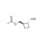[(1R,2R)-2-Formylcyclobutyl]methyl Acetate