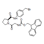 (S)-N-[4-(Bromomethyl)phenyl]-1-[2-(Fmoc-amino)acetyl]pyrrolidine-2-carboxamide