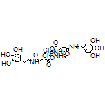 Diaminobis[[4-oxo-4-[(3,4,5-trihydroxyphenethyl)amino]butanoyl]oxy]platinum(IV) Chloride