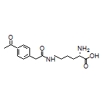 (S)-6-[2-(4-Acetylphenyl)acetamido]-2-aminohexanoic Acid