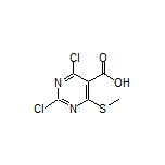 2,4-Dichloro-6-(methylthio)pyrimidine-5-carboxylic Acid