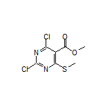 Methyl 2,4-Dichloro-6-(methylthio)pyrimidine-5-carboxylate