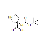 (S)-3-(Boc-amino)pyrrolidine-3-carboxylic Acid