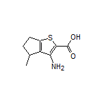 3-Amino-4-methyl-5,6-dihydro-4H-cyclopenta[b]thiophene-2-carboxylic Acid