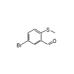 5-Bromo-2-(methylthio)benzaldehyde