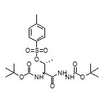 (2R,3S)-3-(Boc-amino)-4-(2-Boc-hydrazinyl)-4-oxobutan-2-yl 4-Methylbenzenesulfonate