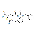 (S)-N-Cbz-3-(3-Cbz-5-oxooxazolidin-4-yl)propanamide