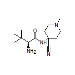 (S)-2-Amino-N-(4-cyano-1-methylpiperidin-4-yl)-3,3-dimethylbutanamide