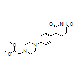 3-[4-[4-(2,2-Dimethoxyethyl)piperazin-1-yl]phenyl]piperidine-2,6-dione