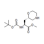 Methyl (S)-2-(Boc-amino)-3-[(S)-morpholin-2-yl]propanoate