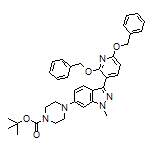 3-[2,6-Bis(benzyloxy)pyridin-3-yl]-6-(4-Boc-piperazin-1-yl)-1-methyl-1H-indazole