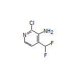 2-Chloro-4-(difluoromethyl)pyridin-3-amine