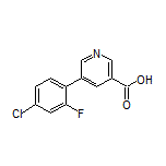 5-(4-Chloro-2-fluorophenyl)nicotinic Acid