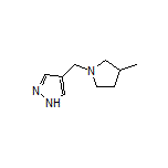 4-[(3-Methylpyrrolidin-1-yl)methyl]-1H-pyrazole