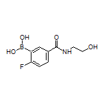 2-Fluoro-5-[(2-hydroxyethyl)carbamoyl]phenylboronic Acid