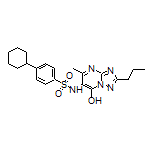 4-Cyclohexyl-N-(7-hydroxy-5-methyl-2-propyl-[1,2,4]triazolo[1,5-a]pyrimidin-6-yl)benzenesulfonamide