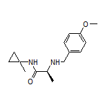 (S)-2-[(4-Methoxybenzyl)amino]-N-(1-methylcyclopropyl)propanamide