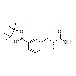 (R)-2-Methyl-3-[3-(4,4,5,5-tetramethyl-1,3,2-dioxaborolan-2-yl)phenyl]propanoic Acid
