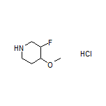 3-Fluoro-4-methoxypiperidine Hydrochloride