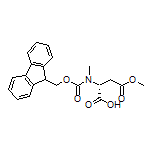 (R)-2-[Fmoc-(methyl)amino]-4-methoxy-4-oxobutanoic Acid