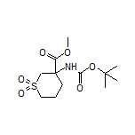 Methyl 3-(Boc-amino)tetrahydro-2H-thiopyran-3-carboxylate 1,1-Dioxide