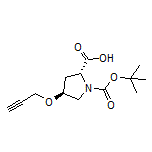 (2R,4S)-1-Boc-4-(prop-2-yn-1-yloxy)pyrrolidine-2-carboxylic Acid