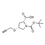 (2R,4R)-1-Boc-4-(prop-2-yn-1-yloxy)pyrrolidine-2-carboxylic Acid
