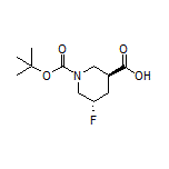 (3S,5S)-1-Boc-5-fluoropiperidine-3-carboxylic Acid