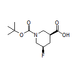 (3S,5R)-1-Boc-5-fluoropiperidine-3-carboxylic Acid