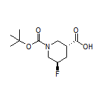 (3R,5R)-1-Boc-5-fluoropiperidine-3-carboxylic Acid