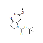 Methyl 2-(1-Boc-3-oxopyrrolidin-2-yl)acetate