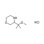 3-(2-Methoxy-2-propyl)morpholine Hydrochloride