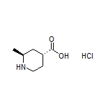 (2S,4R)-2-Methylpiperidine-4-carboxylic Acid Hydrochloride