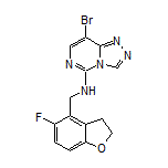 8-Bromo-N-[(5-fluoro-2,3-dihydrobenzofuran-4-yl)methyl]-[1,2,4]triazolo[4,3-c]pyrimidin-5-amine