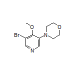 4-(5-Bromo-4-methoxy-3-pyridyl)morpholine