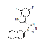 5,7-Difluoro-3-[1-(2-naphthyl)-1H-tetrazol-5-yl]-1H-indole