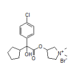 3-[2-(4-Chlorophenyl)-2-cyclopentyl-2-hydroxyacetoxy]-1,1-dimethylpyrrolidin-1-ium Bromide