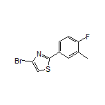 4-Bromo-2-(4-fluoro-3-methylphenyl)thiazole