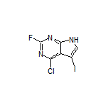 4-Chloro-2-fluoro-5-iodo-7H-pyrrolo[2,3-d]pyrimidine