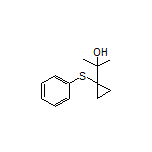 2-[1-(Phenylthio)cyclopropyl]propan-2-ol