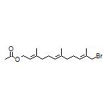 (2E,6E,10E)-12-Bromo-3,7,11-trimethyldodeca-2,6,10-trien-1-yl Acetate