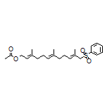 (2E,6E,10E)-3,7,11-Trimethyl-12-(phenylsulfonyl)dodeca-2,6,10-trien-1-yl Acetate