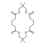 3,3,14,14-Tetramethyl-1,5,12,16-tetraoxacyclodocosane-6,11,17,22-tetraone