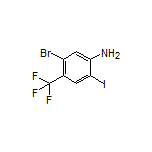 5-Bromo-2-iodo-4-(trifluoromethyl)aniline