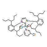 (SP-4-1)-[1,3-Bis[2,6-bis(1-propylbutyl)phenyl]-1,3-dihydro-2H-imidazol-2-ylidene]dichloro(3-chloropyridine-κN)palladium