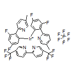 [4,4’-Bis-trifluoromethyl]bis[(2,4-difluoro-2-(5-methyl-2-pyridinyl)phenyl]iridium(III) Hexafluorophosphate