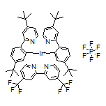 (OC-6-33)-[4,4′-Bis(trifluoromethyl)-2,2′-bipyridine-κN1,κN1′]bis[5-(1,1-dimethylethyl)-2-[4-(1,1-dimethylethyl)-2-pyridinyl-κN]phenyl-κC]Iridium Hexafluorophosphate