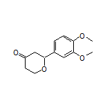 2-(3,4-Dimethoxyphenyl)dihydro-2H-pyran-4(3H)-one